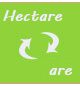 Conversion hectare are